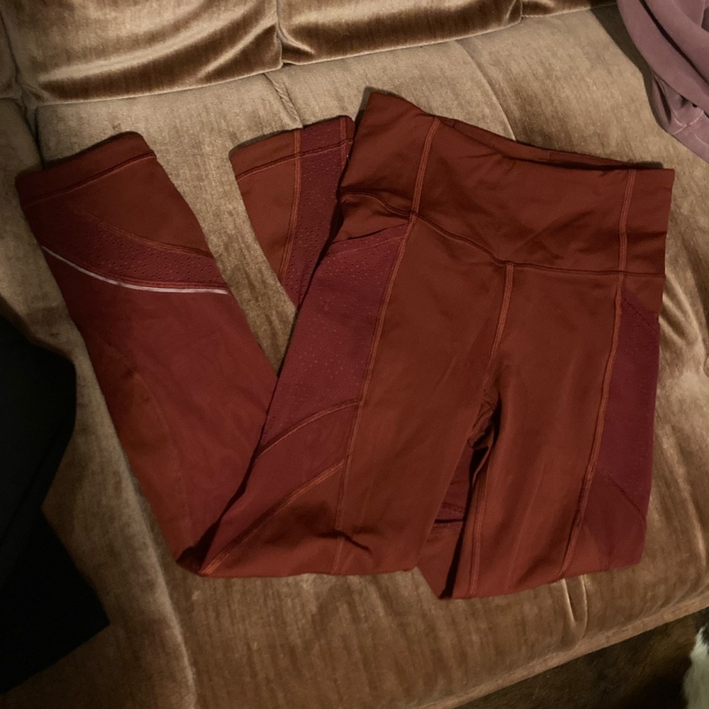 Lululemon red legging- size 2